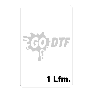 DTF Transfer 1 Lfm – 100 % Weiß