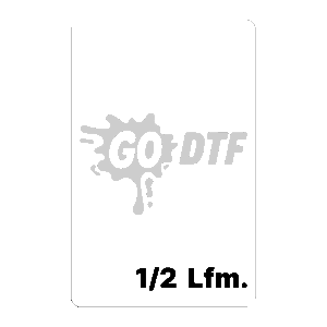 DTF Transfer 1/2 Lfm – 100 % Weiß