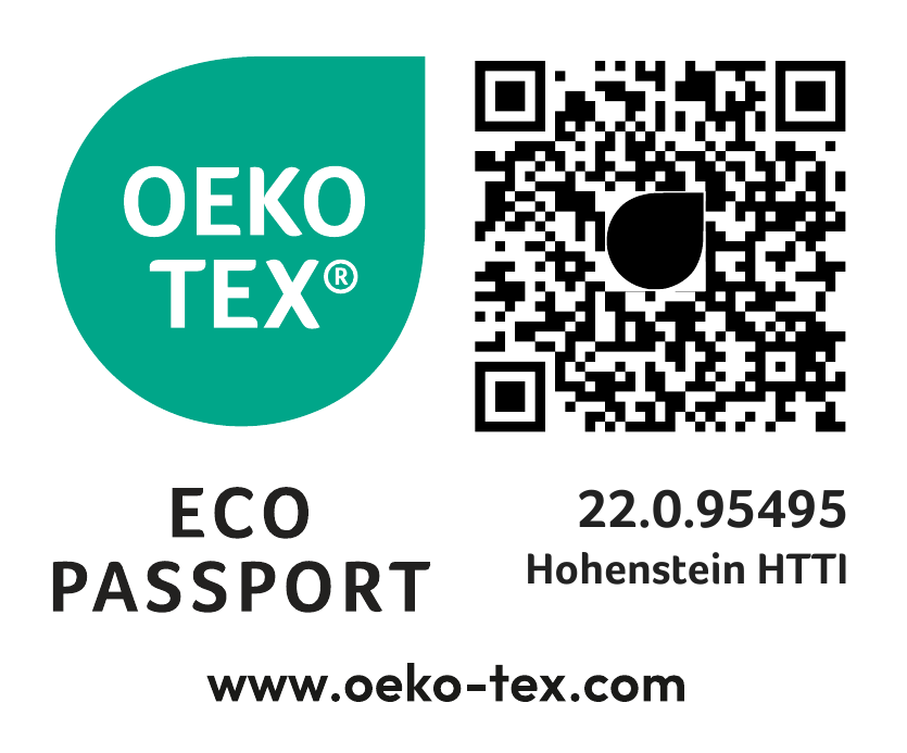DTF Laufmeter bis 5 Meter 9 OEKO-TEX Eco Passport Logo